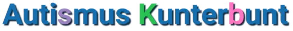 Autismus Kunterbunt - Schriftzug